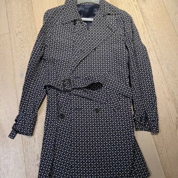 TIGER OF SWEDEN DESIGNER TRENCH COAT JACKET  NEW RARE RAINE 3 - Picture 1 of 10